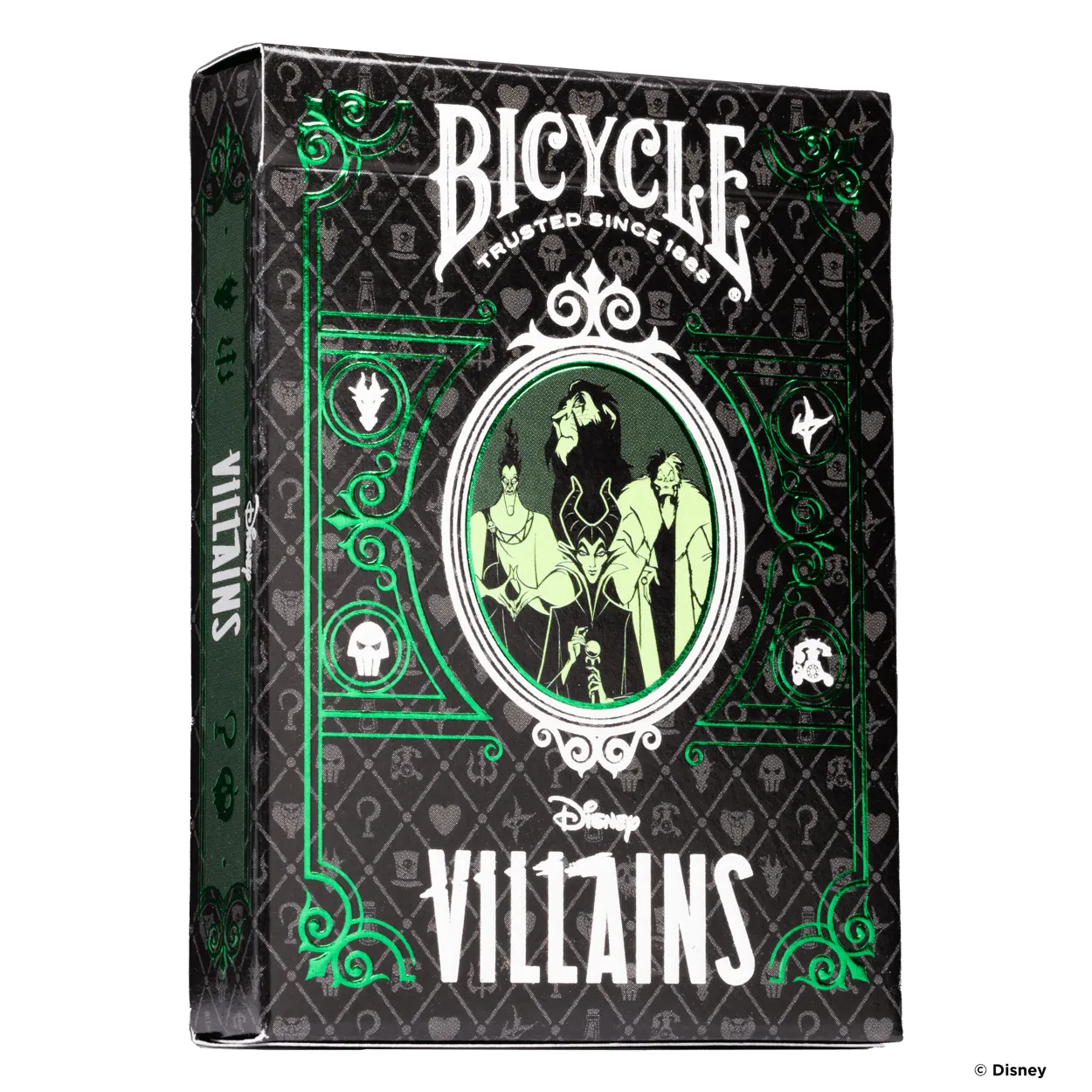 Playing Cards - Bicycle: Disney Villains (Green)