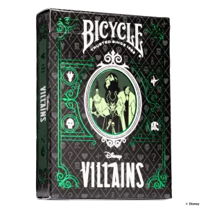 Playing Cards - Bicycle: Disney Villains (Green)
