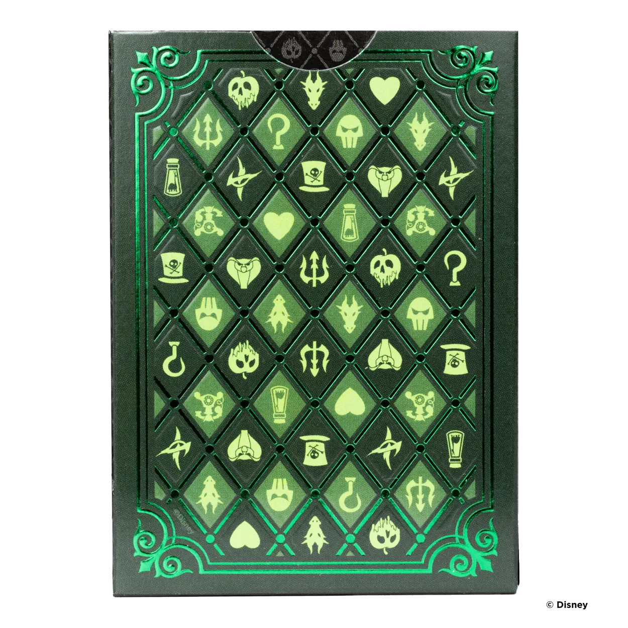 Playing Cards - Bicycle: Disney Villains (Green)