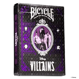 Playing Cards - Bicycle: Disney Villains (Purple)
