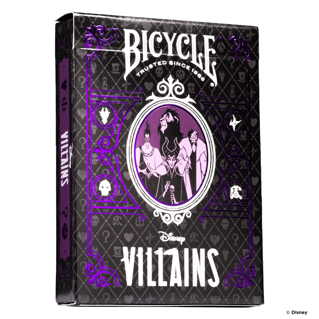 Playing Cards - Bicycle: Disney Villains (Purple)
