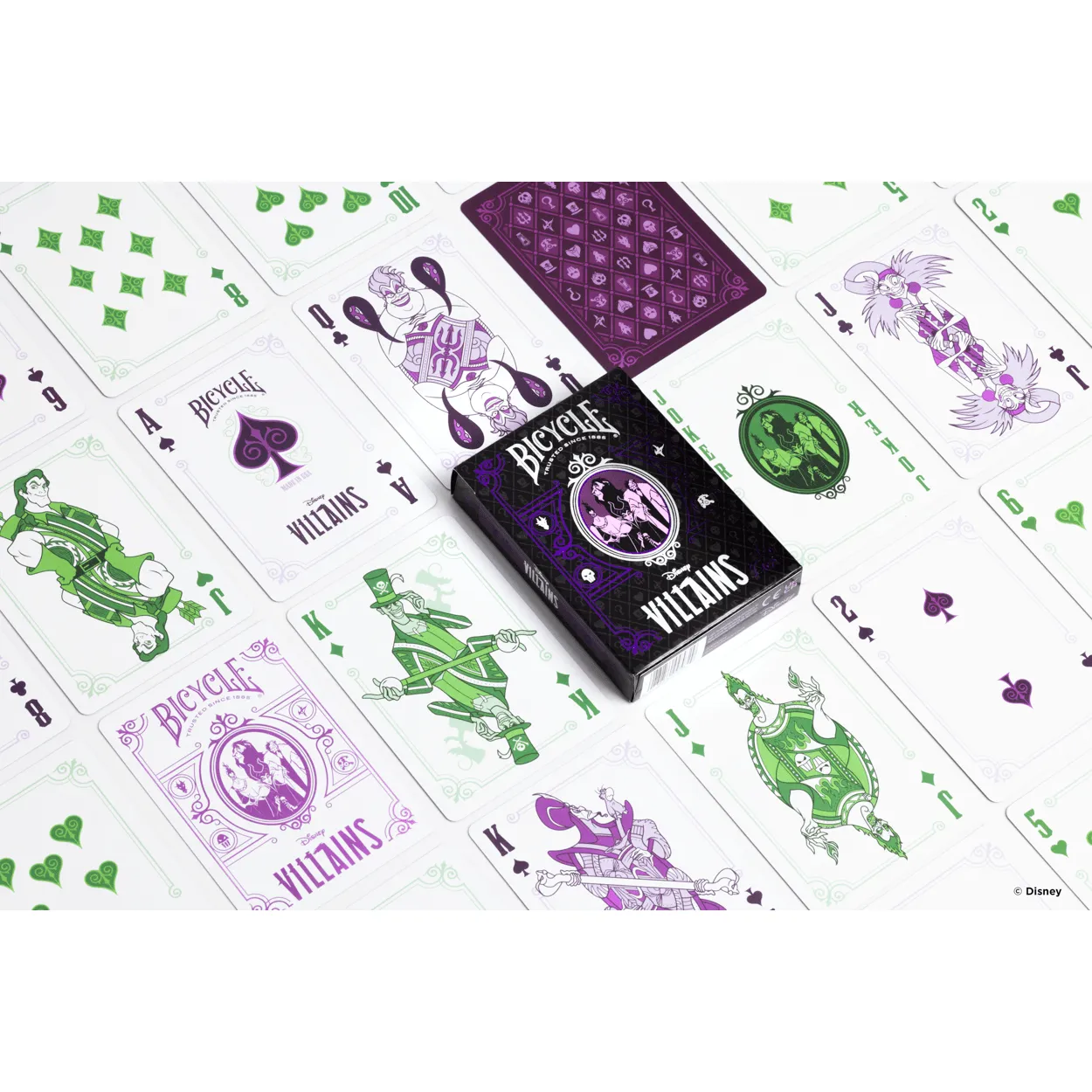 Playing Cards - Bicycle: Disney Villains (Purple)