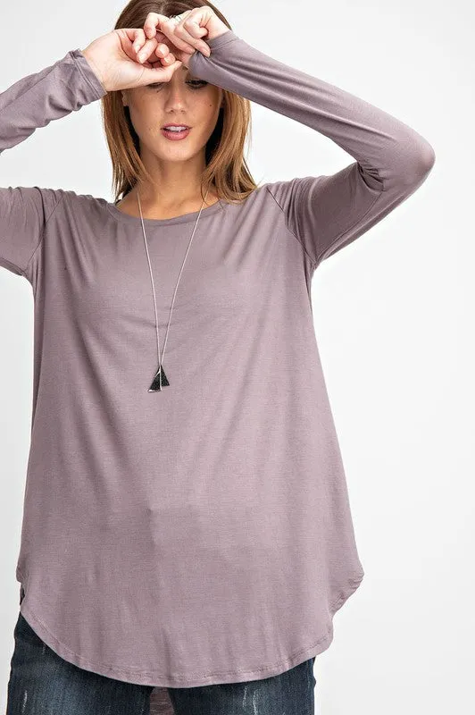 PLUS BASIC ROUND NECK TOP