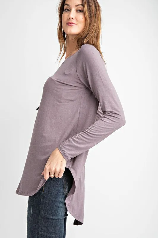 PLUS BASIC ROUND NECK TOP
