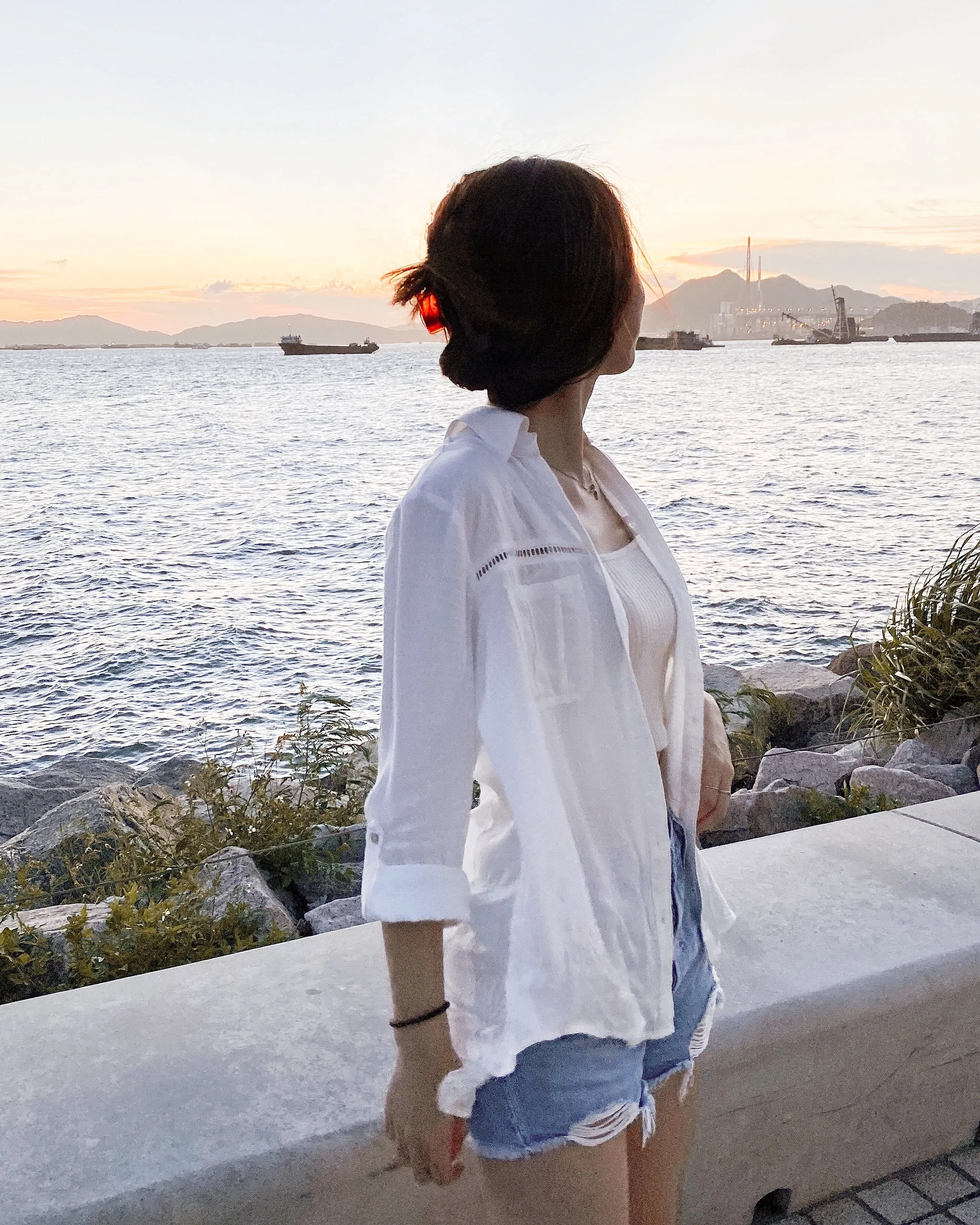 Pocket Button Up Blouse