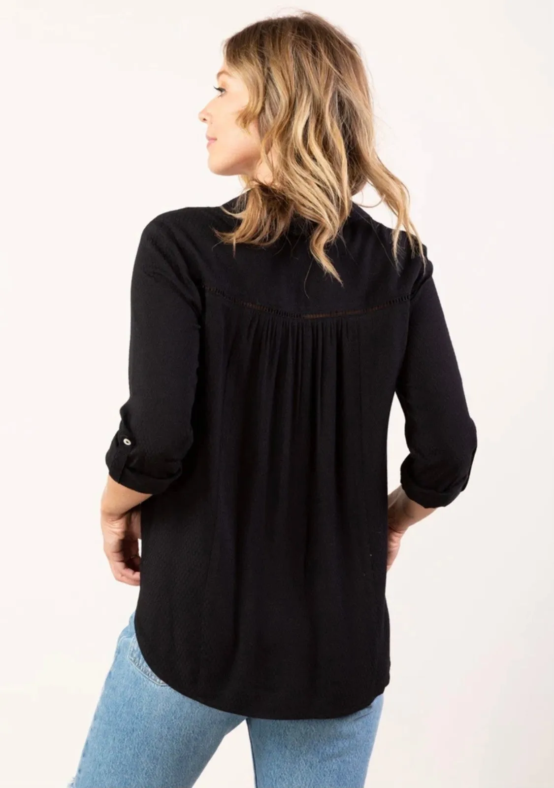 Pocket Button Up Blouse