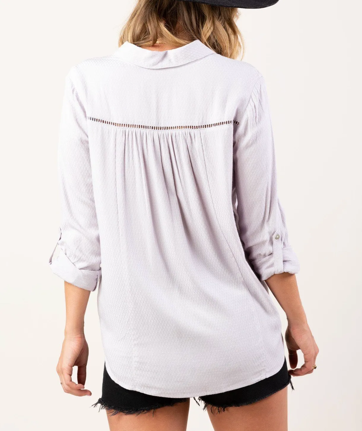 Pocket Button Up Blouse