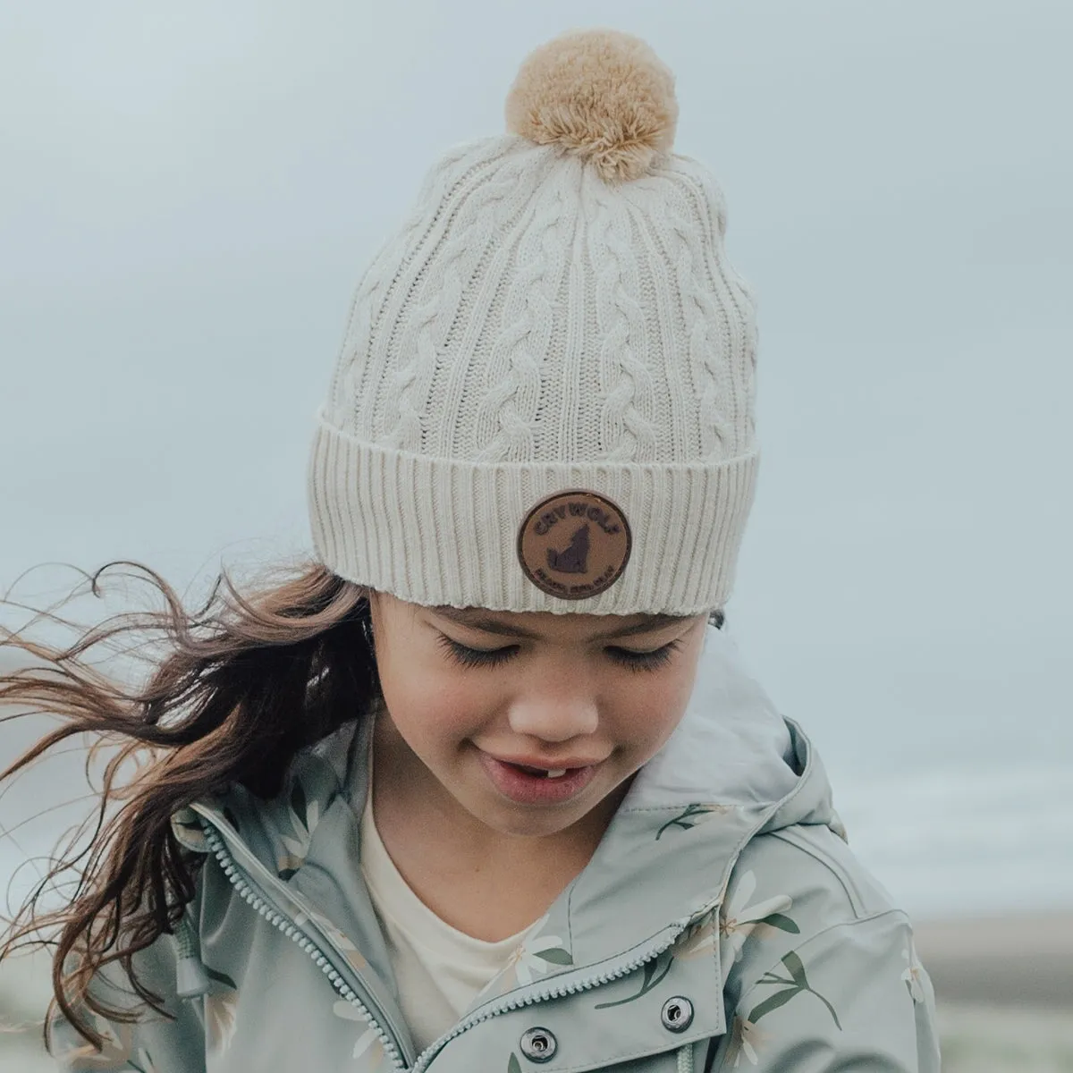Pom Pom Beanie Oatmeal
