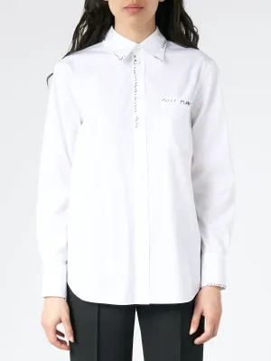 Poplin Shirt with Marni Mending
