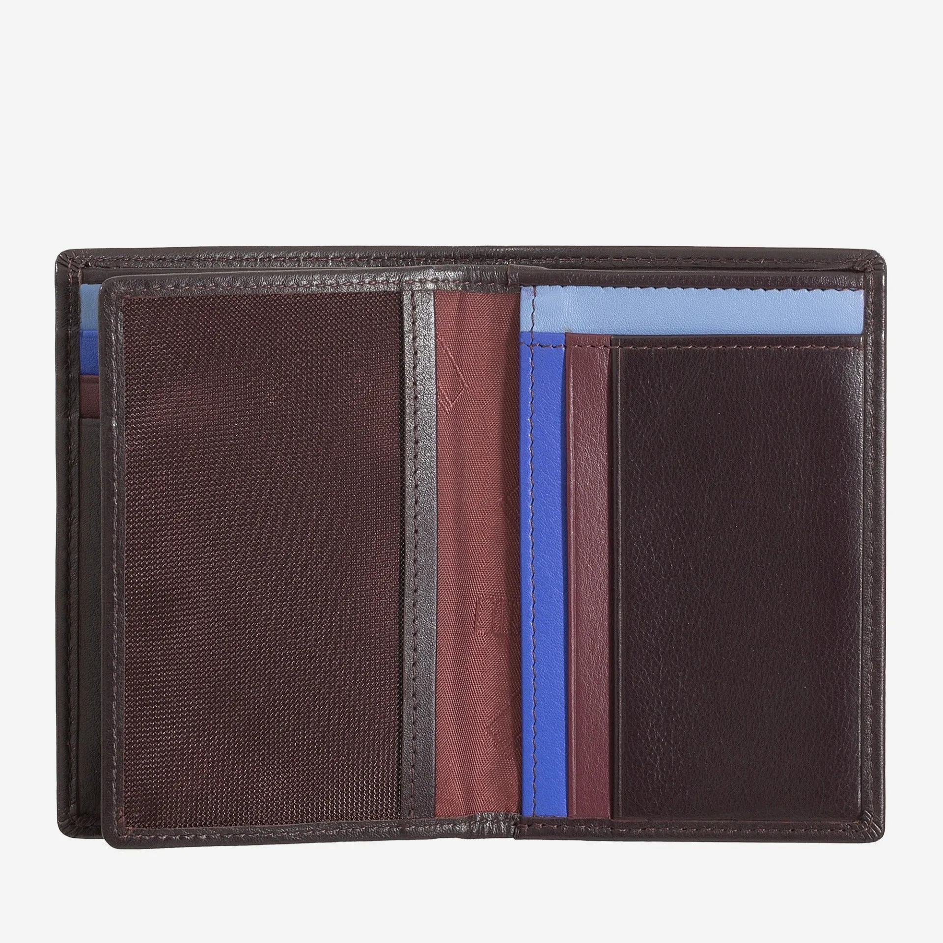 Portafoglio da Uomo Dudu Bags Turku in Pelle con RFID Burgundy Scuro