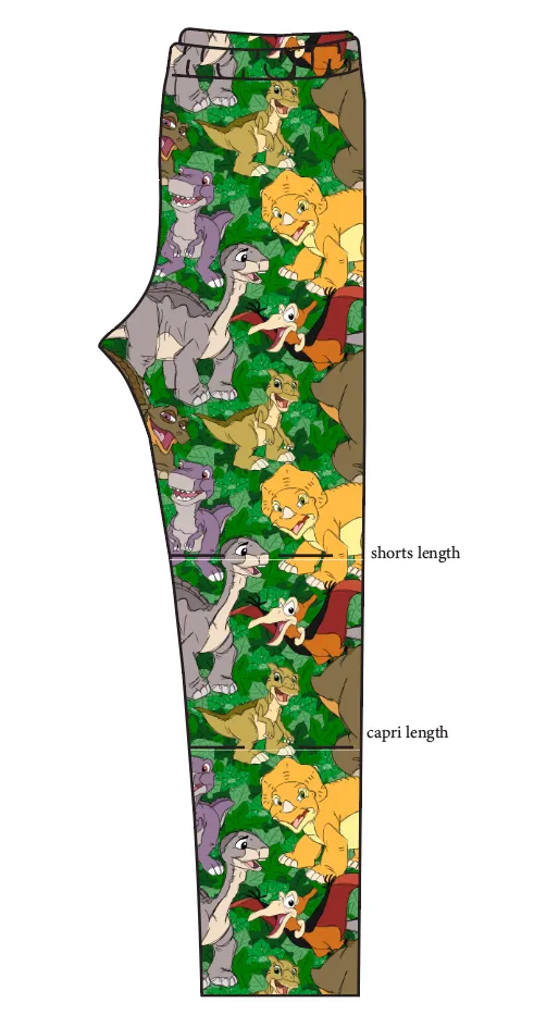 Prehistoric Pals Basic Leggings