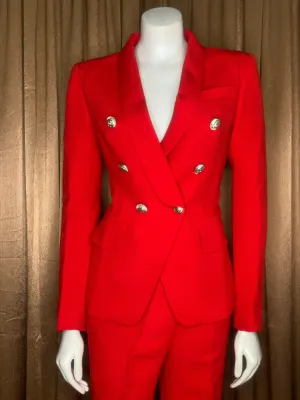 (“QUEEN MACHHLI” (RED) BLAZER