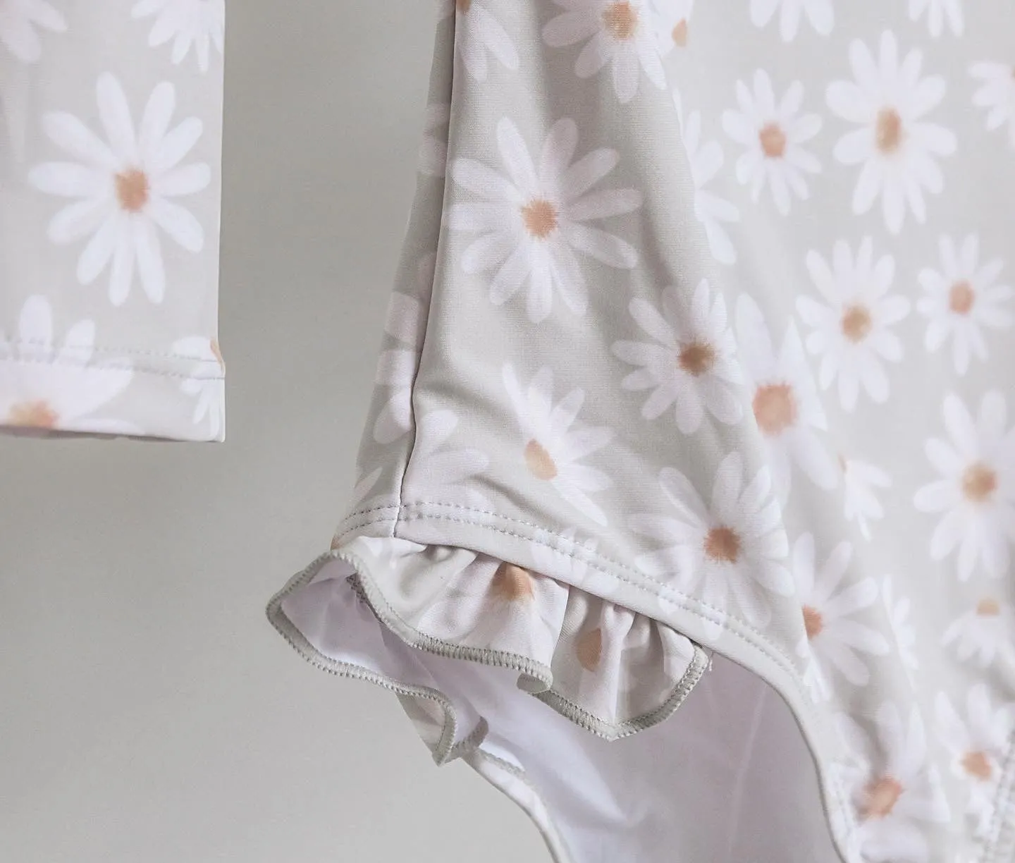 "emma" daisy children's upf50  rashguard ruffle swimsuit