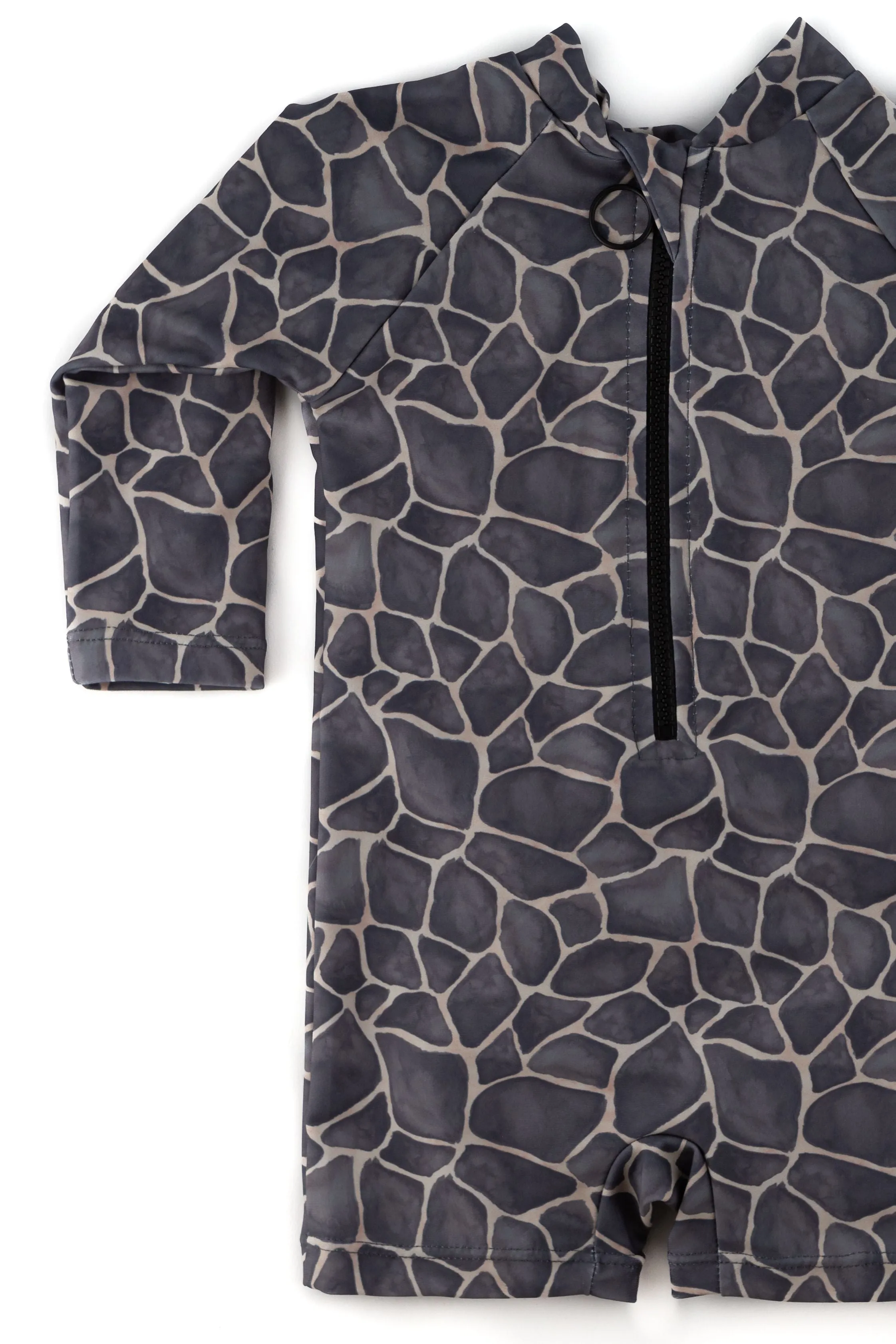 "kai" giraffe print upf50  rashguard swim suit