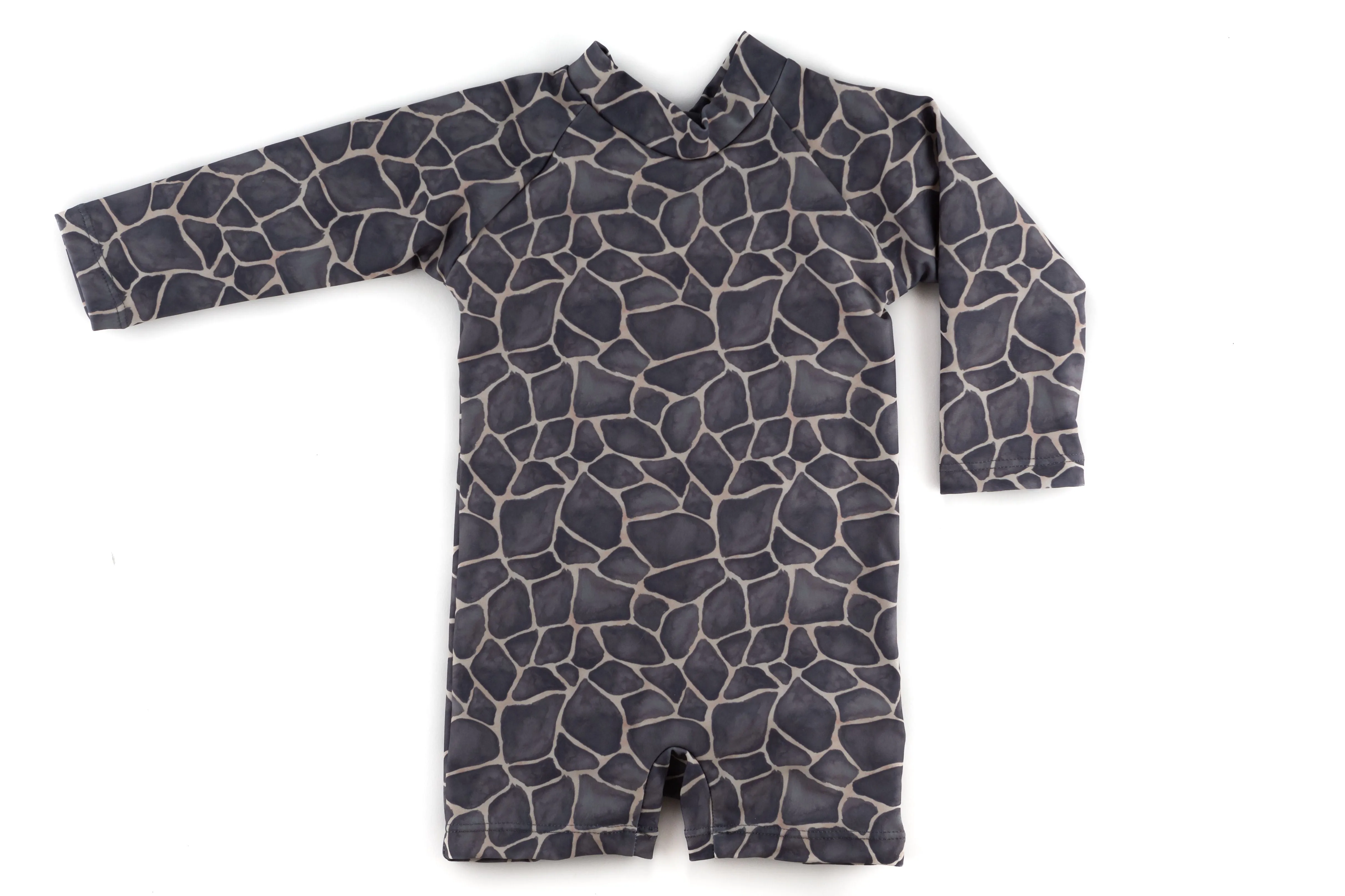 "kai" giraffe print upf50  rashguard swim suit