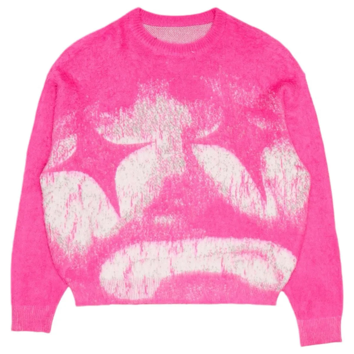 "SAD DAYS" FUCHSIA CREWNECK