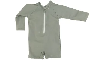 "Sage" upf50  rashguard swim suit by Current Tyed