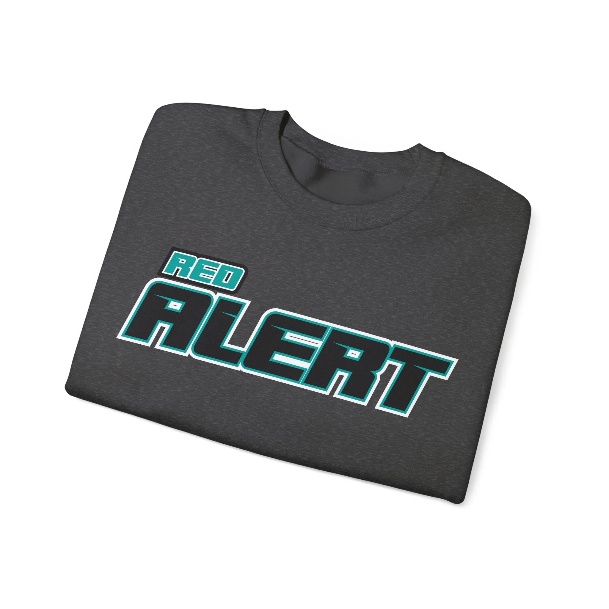 Red Alert Block Heavy Blend™ Crewneck Sweatshirt