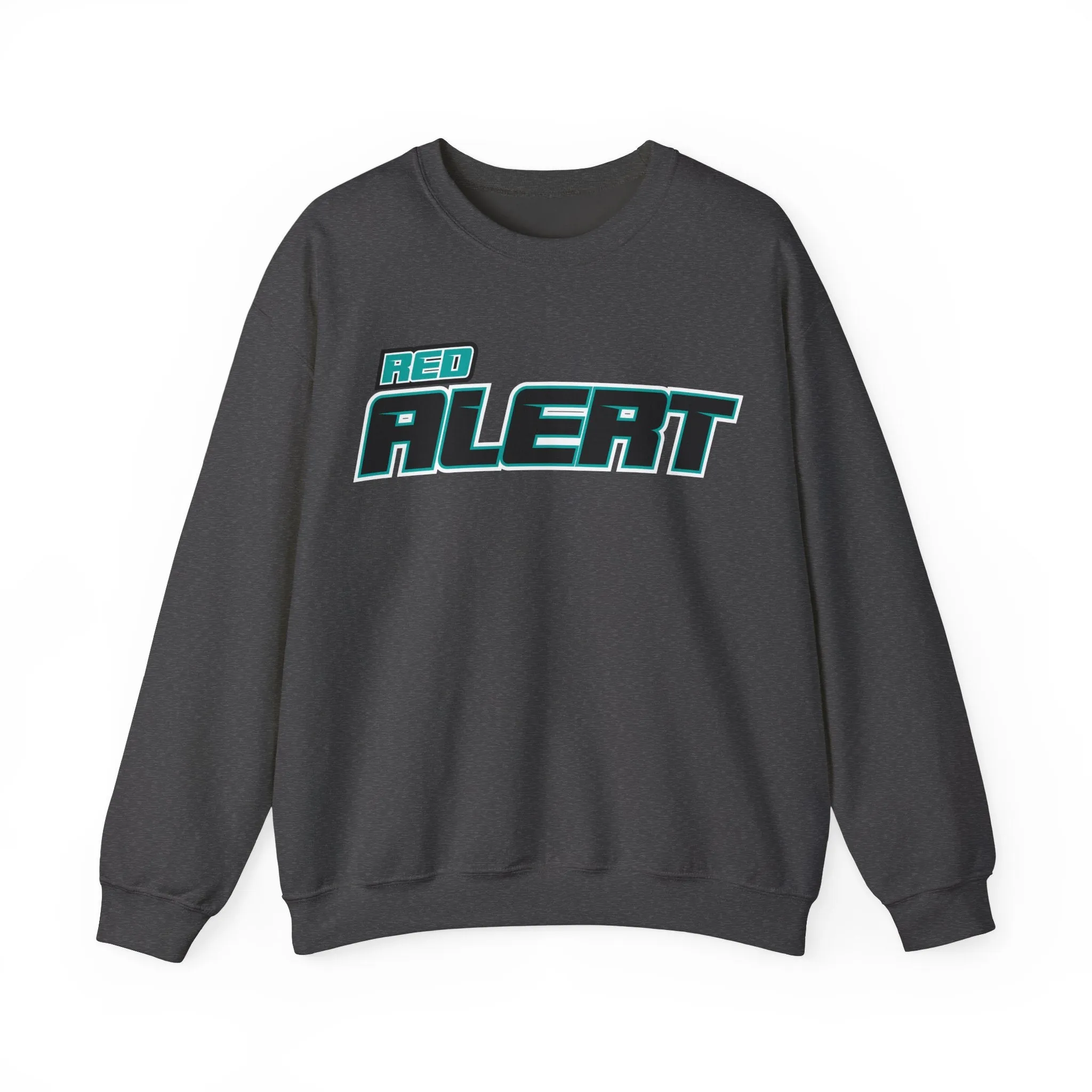 Red Alert Block Heavy Blend™ Crewneck Sweatshirt
