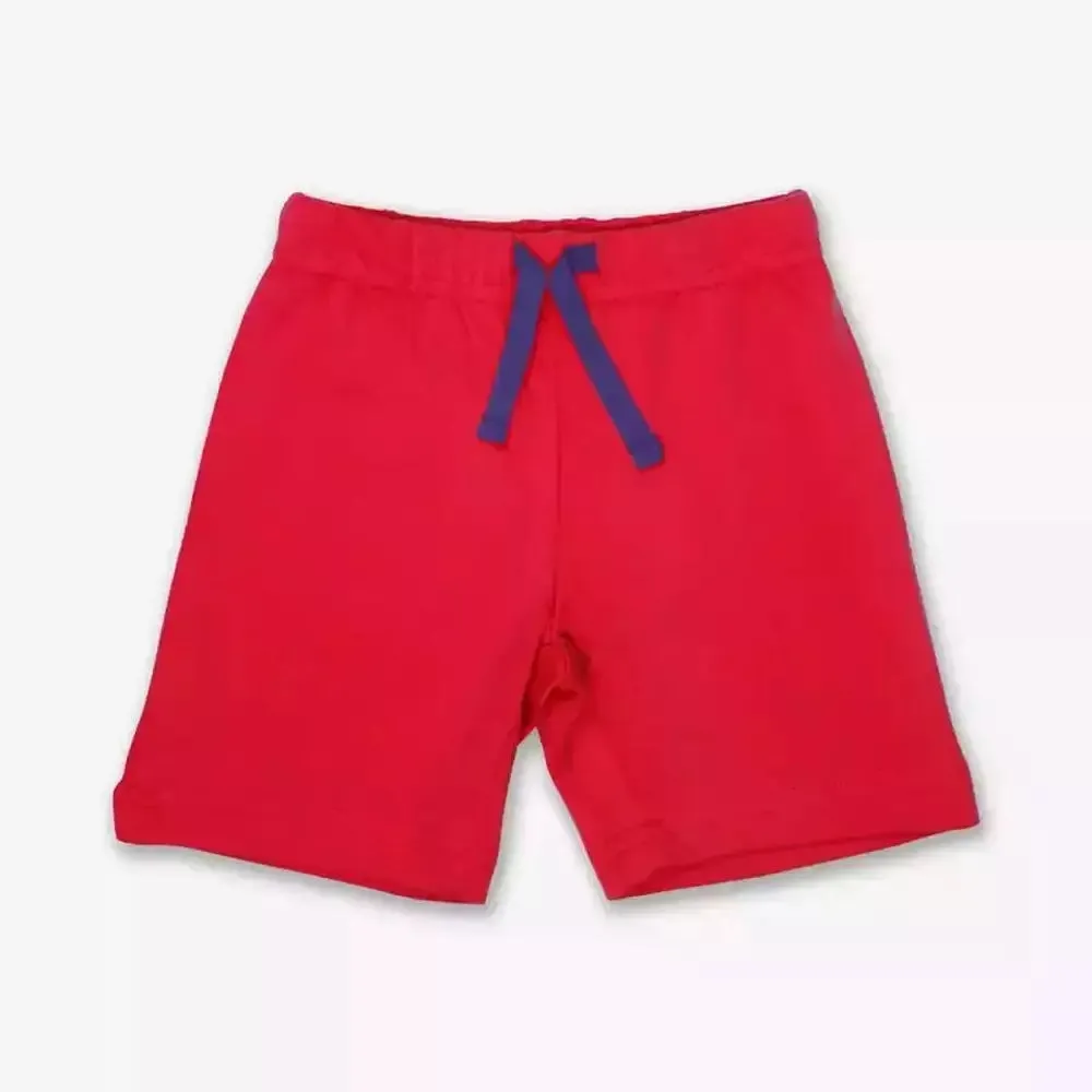 Red Basic Shorts