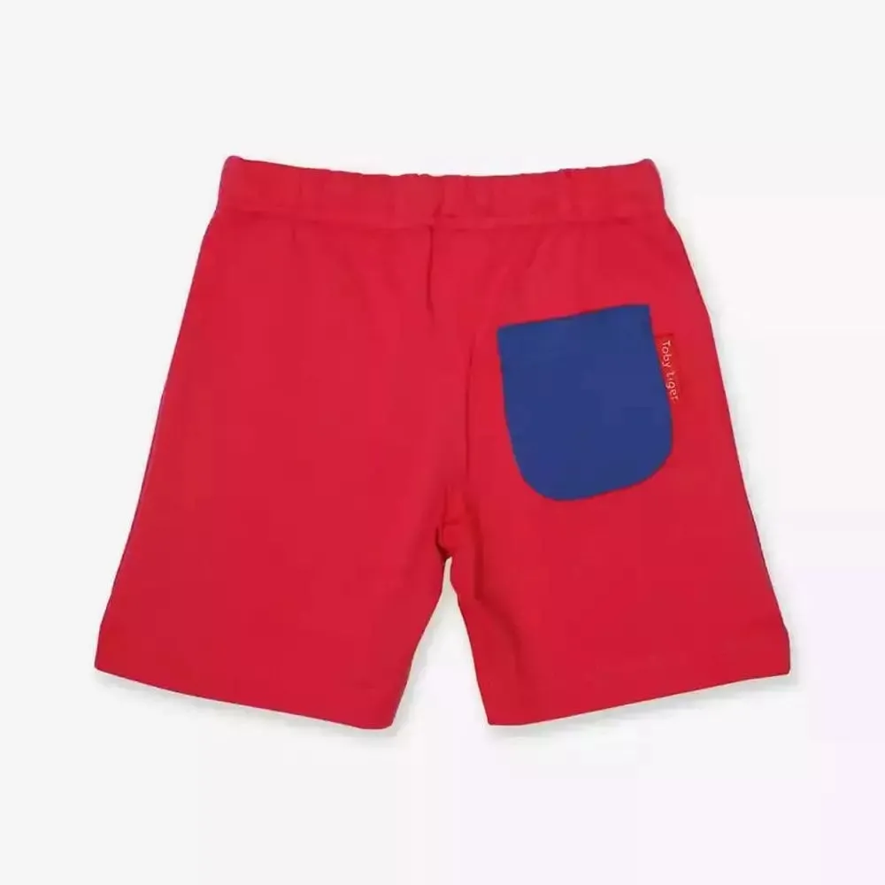 Red Basic Shorts