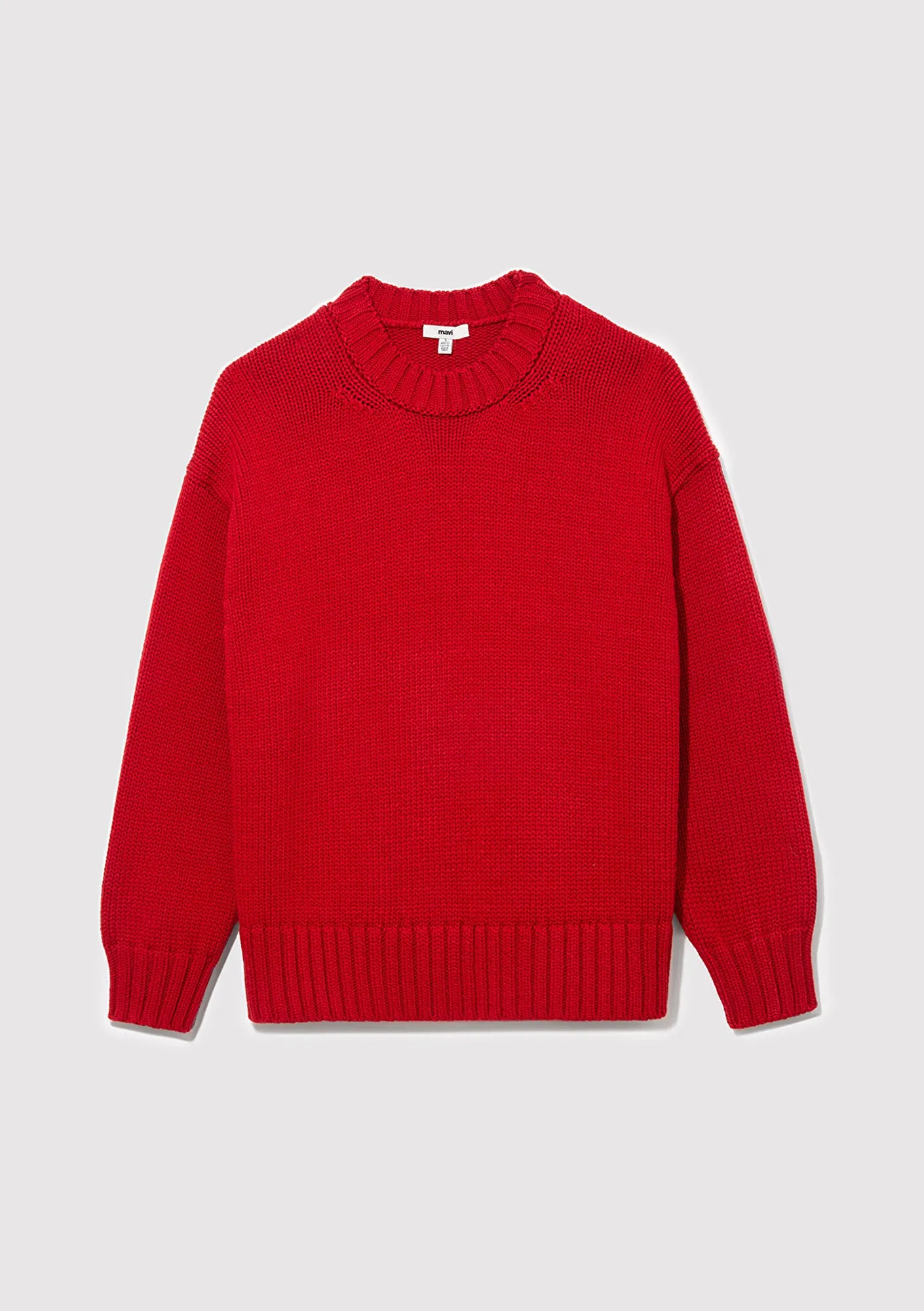 Red Crewneck Sweater