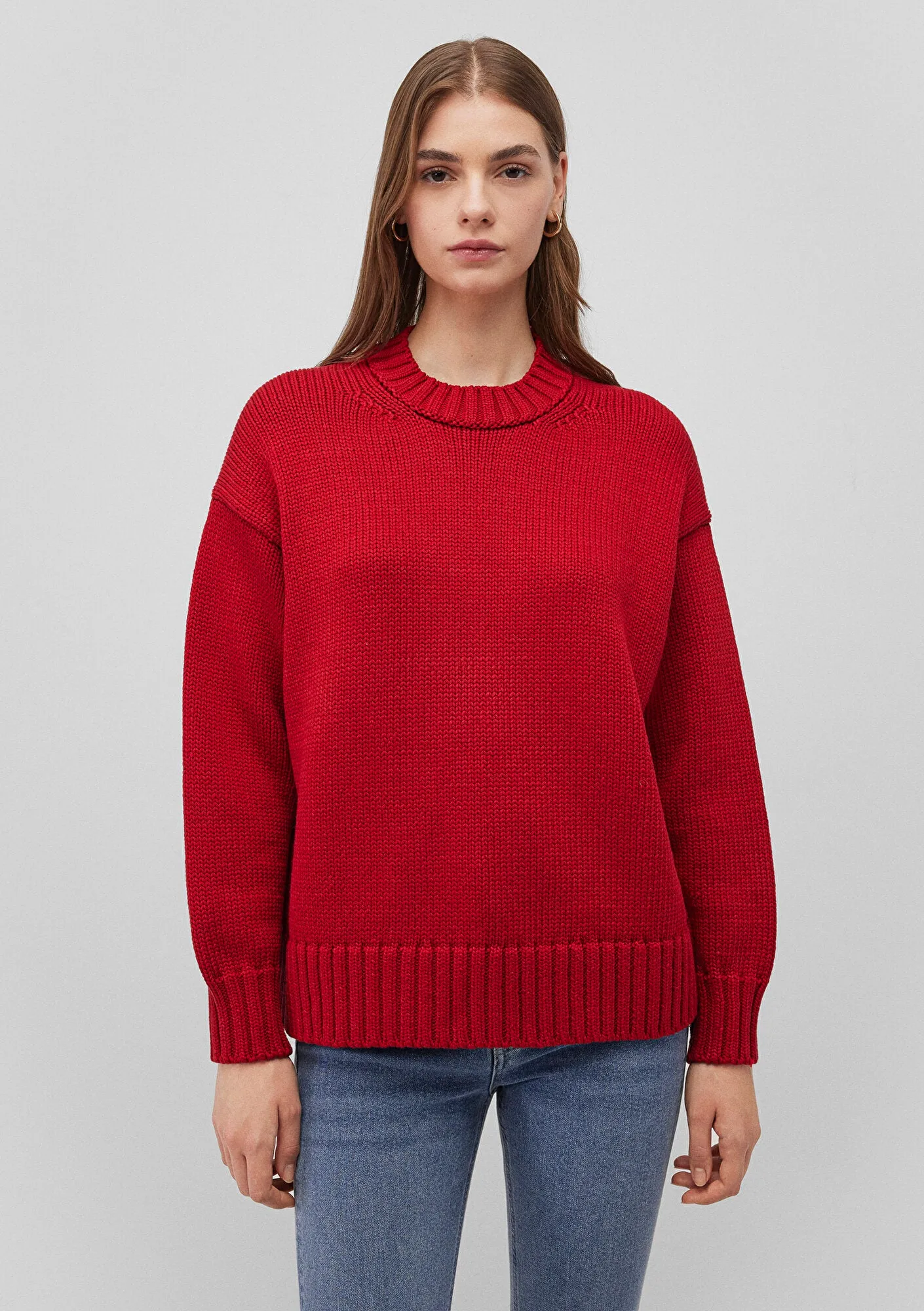 Red Crewneck Sweater