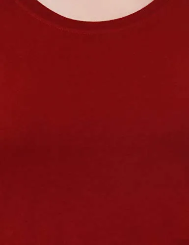 Reifica Women's T-Shirt (REF-WOMEN-FULL-PLAIN-M-M_Maroon_Medium)