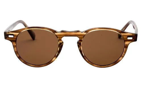 Retro Brown Classy Mens Sunglasses for Stylish Outdoor Looks