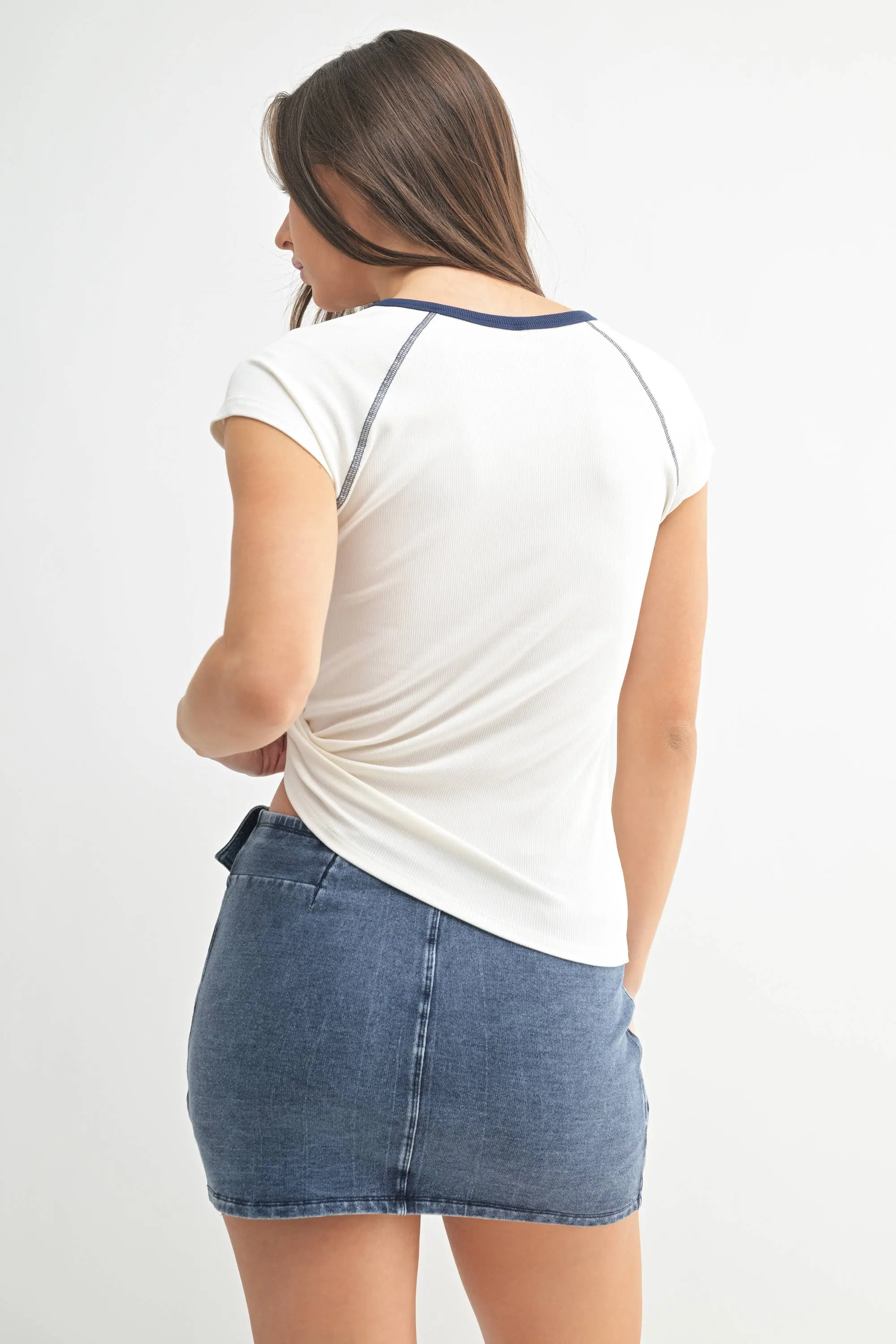Retro Raglan Baby Tee