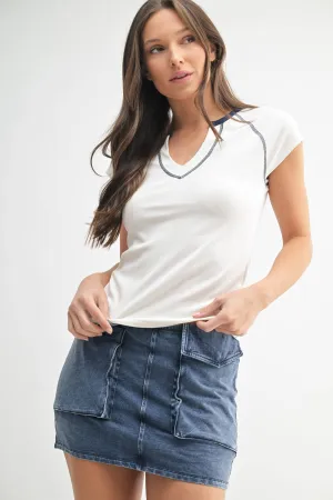 Retro Raglan Baby Tee