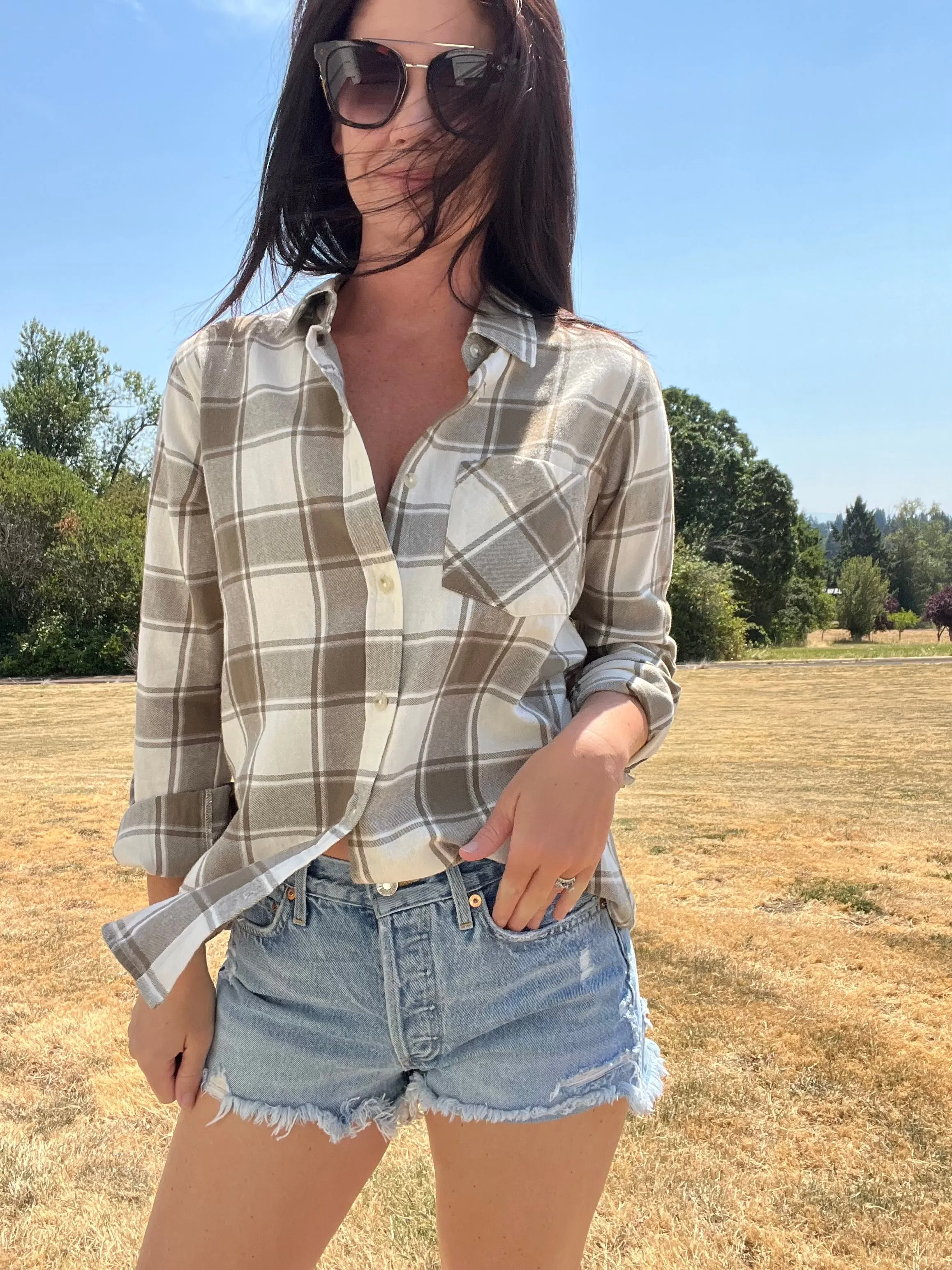 Rory Plaid Button Down