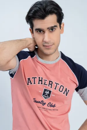 Round Neckline Pink Shirt