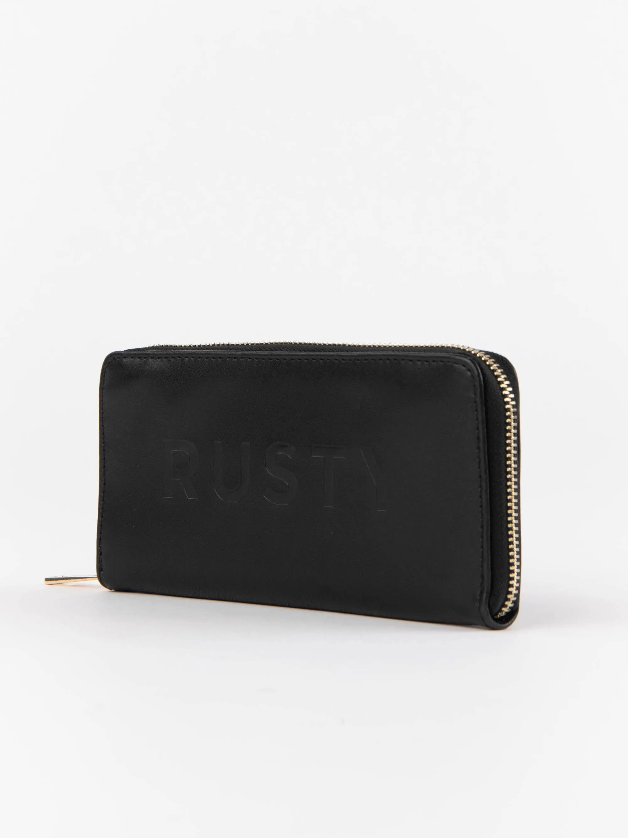 Rusty Micah Zip Around Wallet