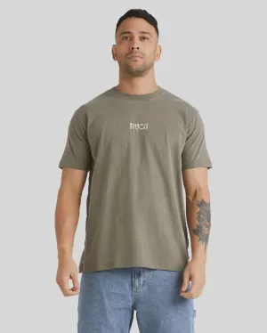 RVCA Fronds SS Tee MUSHROOM