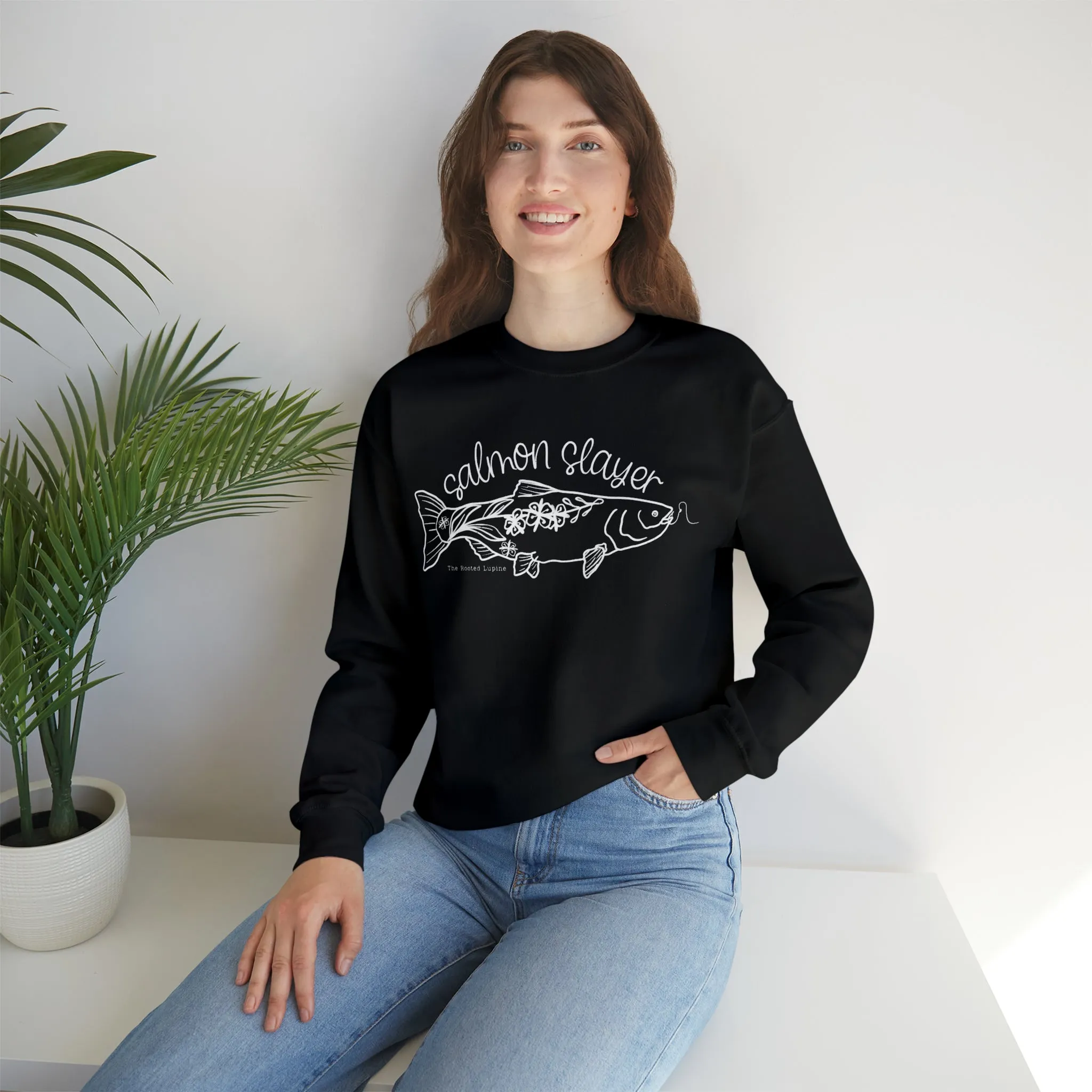 Salmon Slayer Crewneck
