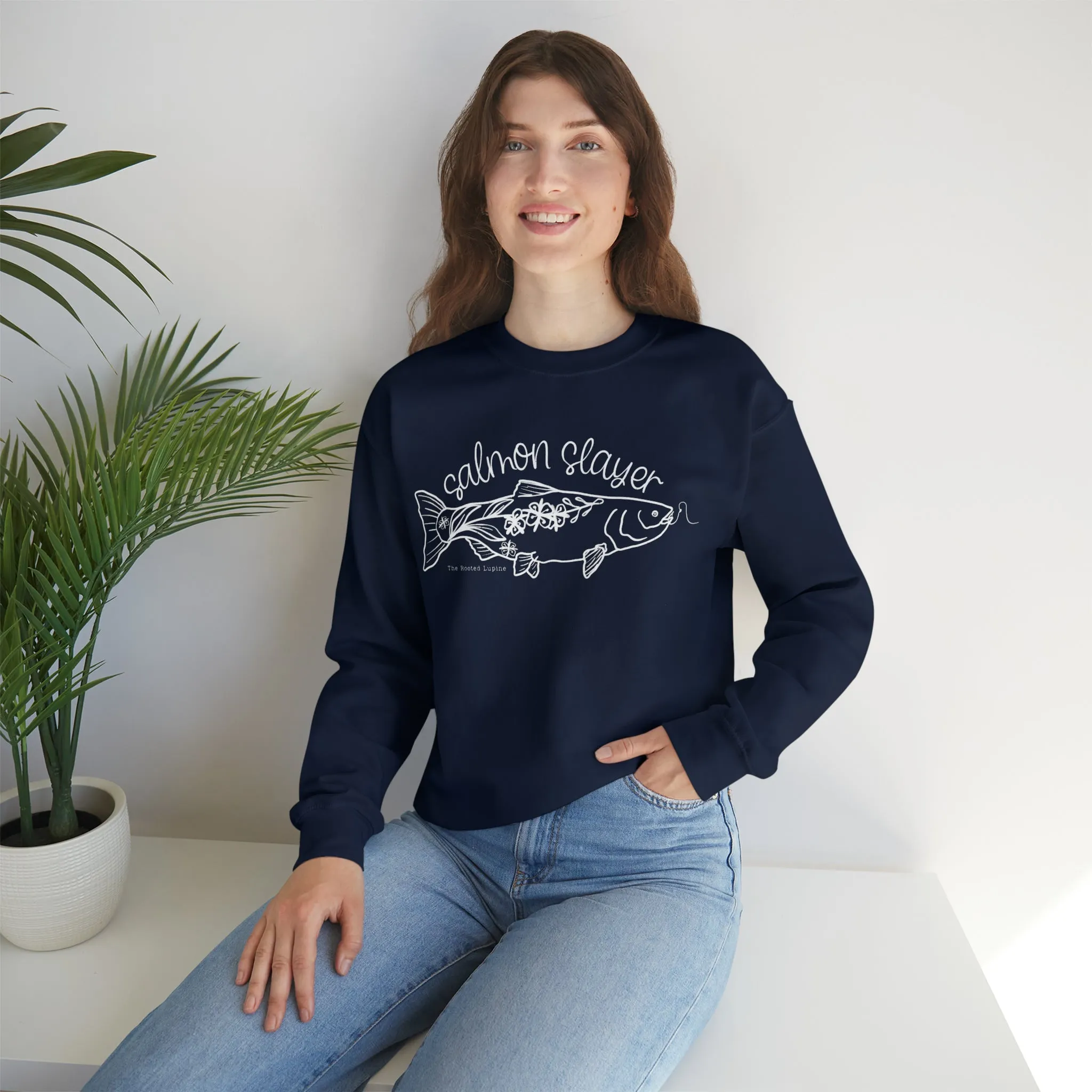 Salmon Slayer Crewneck