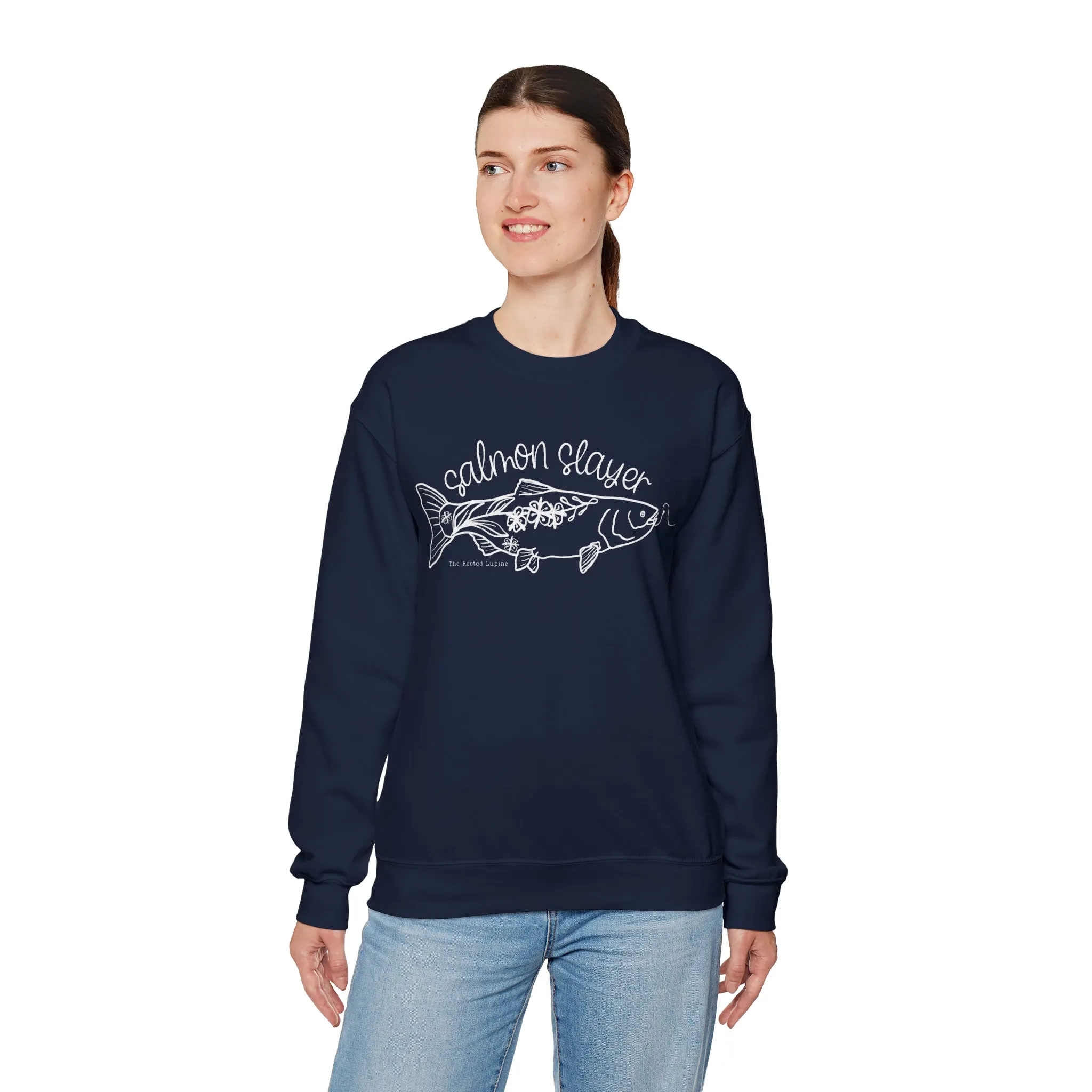 Salmon Slayer Crewneck
