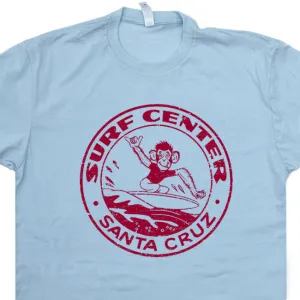 Santa Cruz Surf T Shirt Vintage Surfing Tees 80s Surfing T Shirt Surfing Monkey Shirt