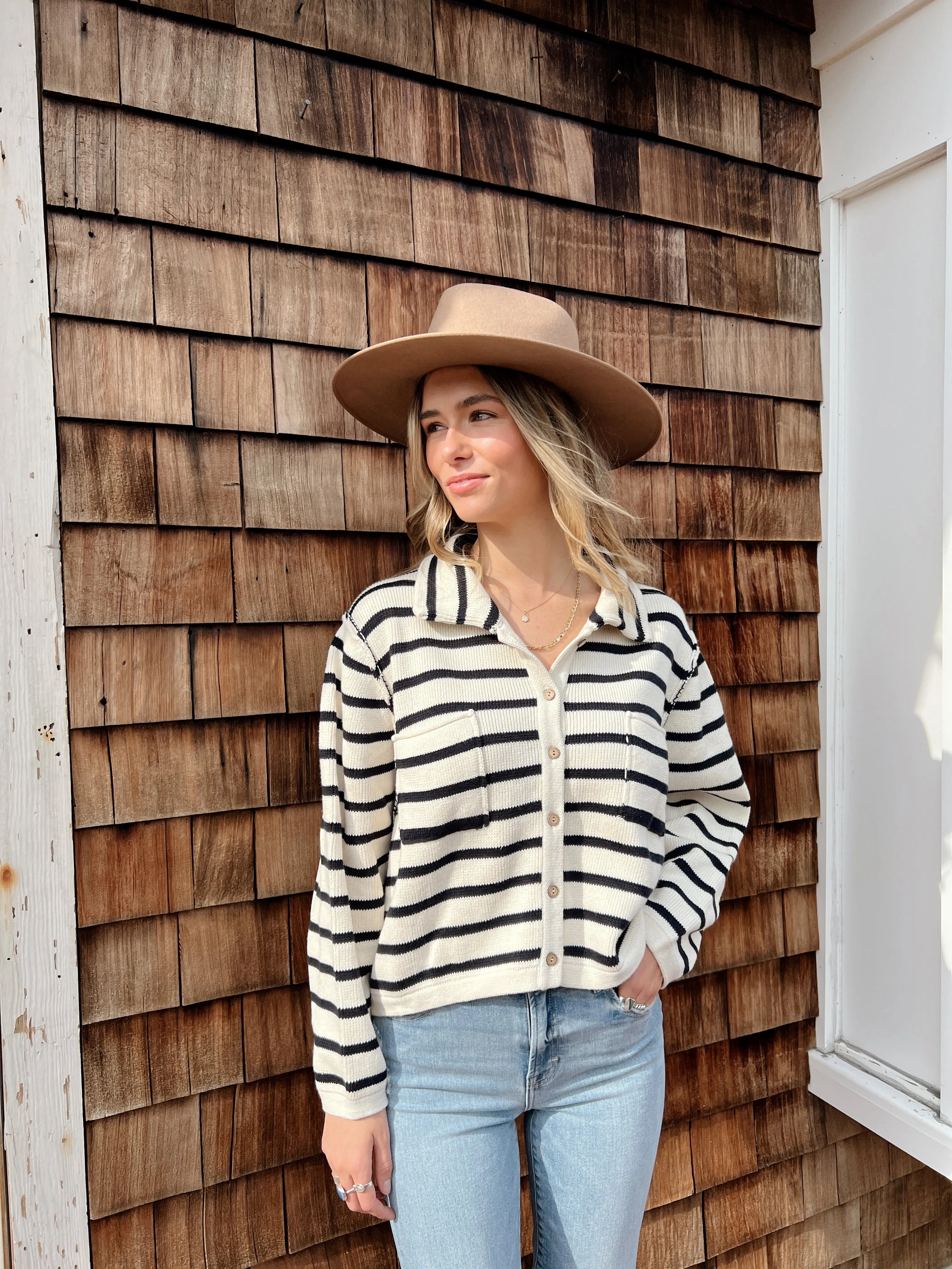 Sea Breeze Button Up