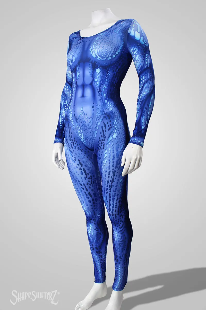 Sea Creature Scoop Neck Pull Up Bodysuit  - Cosplay | Athletics | Performance