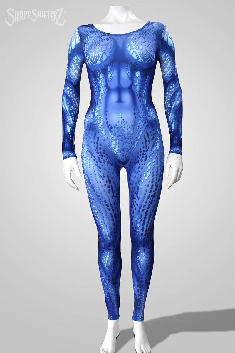Sea Creature Scoop Neck Pull Up Bodysuit  - Cosplay | Athletics | Performance