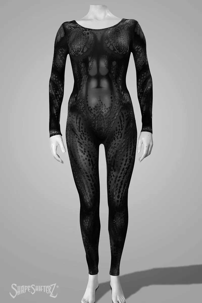 Sea Creature Scoop Neck Pull Up Bodysuit  - Cosplay | Athletics | Performance