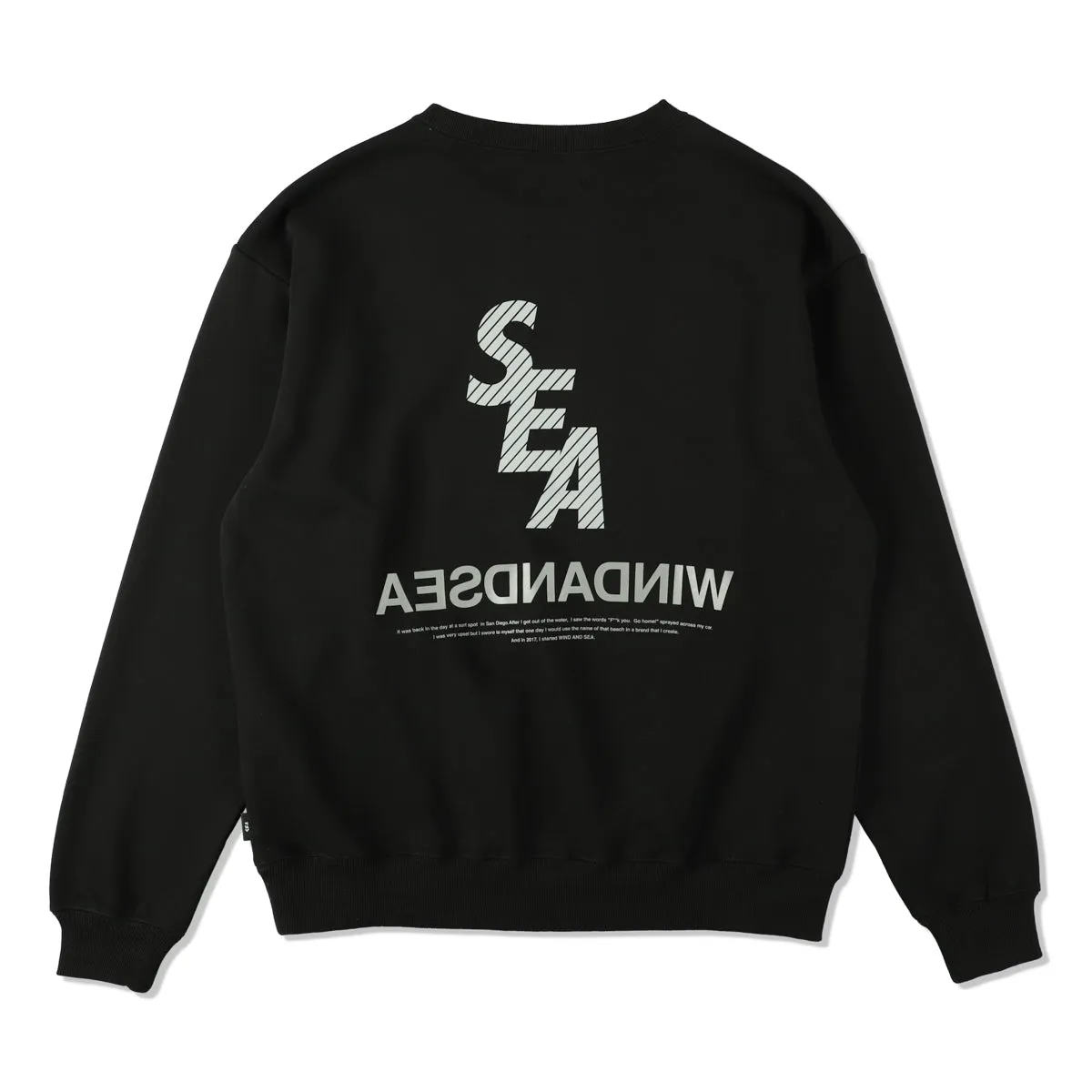 S.E.A. Reflection Crewneck WDS-O-MIL-24-Q1-CS-01 Black
