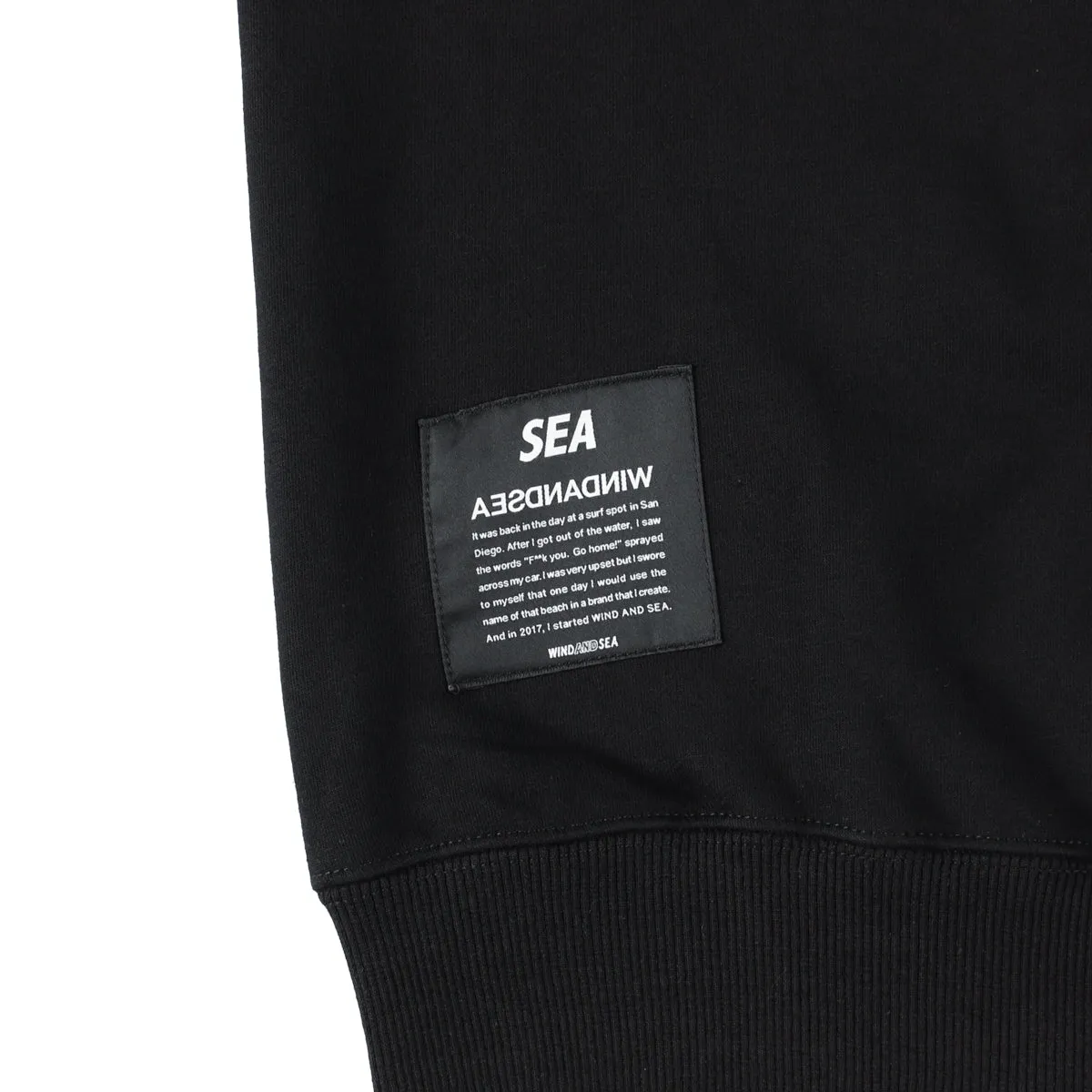 S.E.A. Reflection Crewneck WDS-O-MIL-24-Q1-CS-01 Black