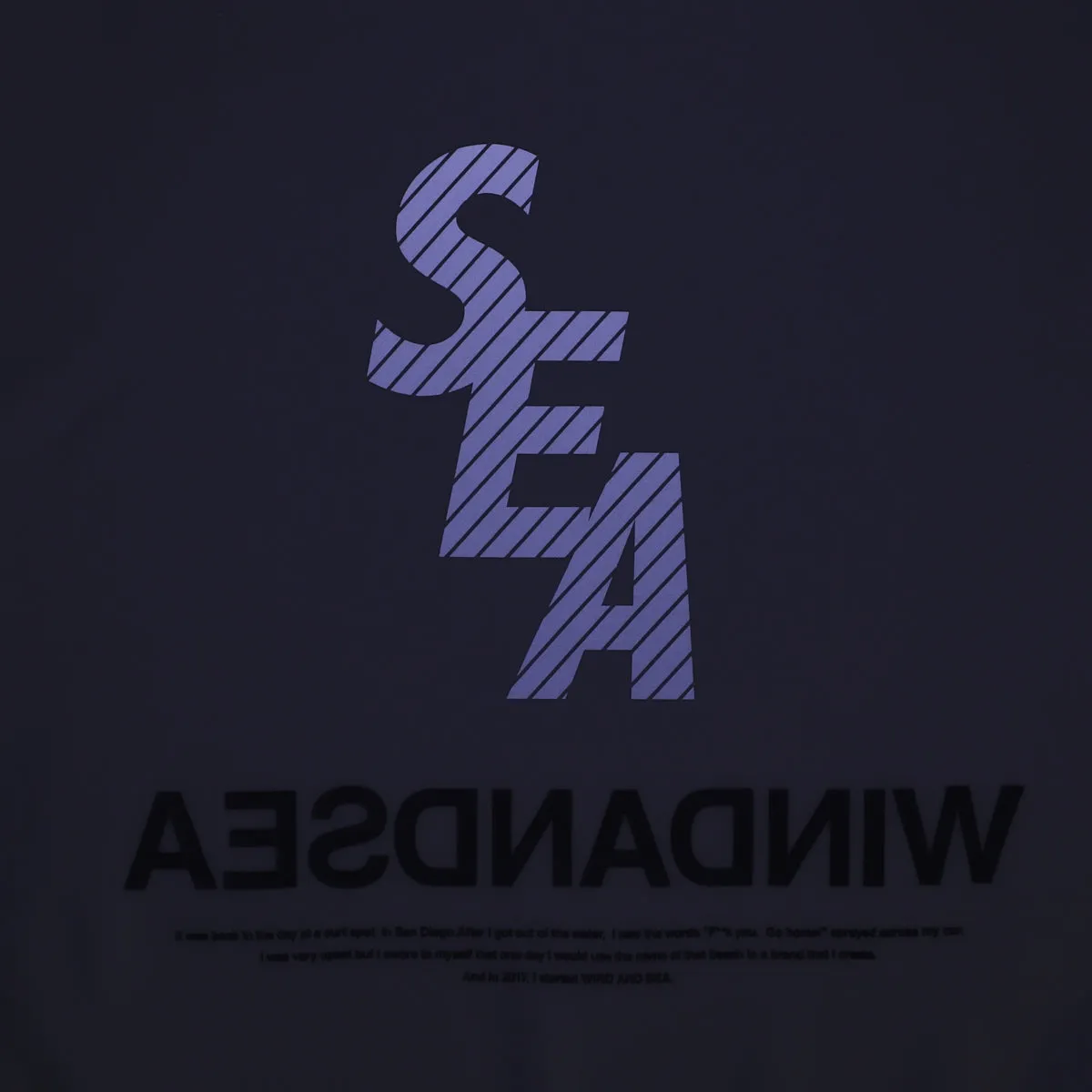 S.E.A. Reflection Crewneck WDS-O-MIL-24-Q1-CS-01 Black