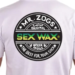 Sexwax Word Fade Green T-Shirt