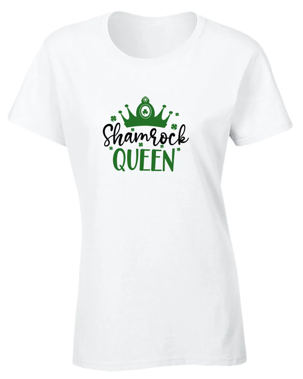 Shamrock Queen t-shirt women st patrick's day t-shirt