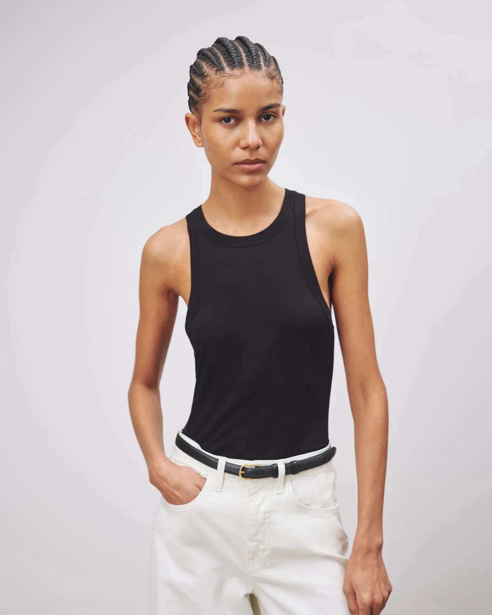 SHANAH TANK IN BLACK