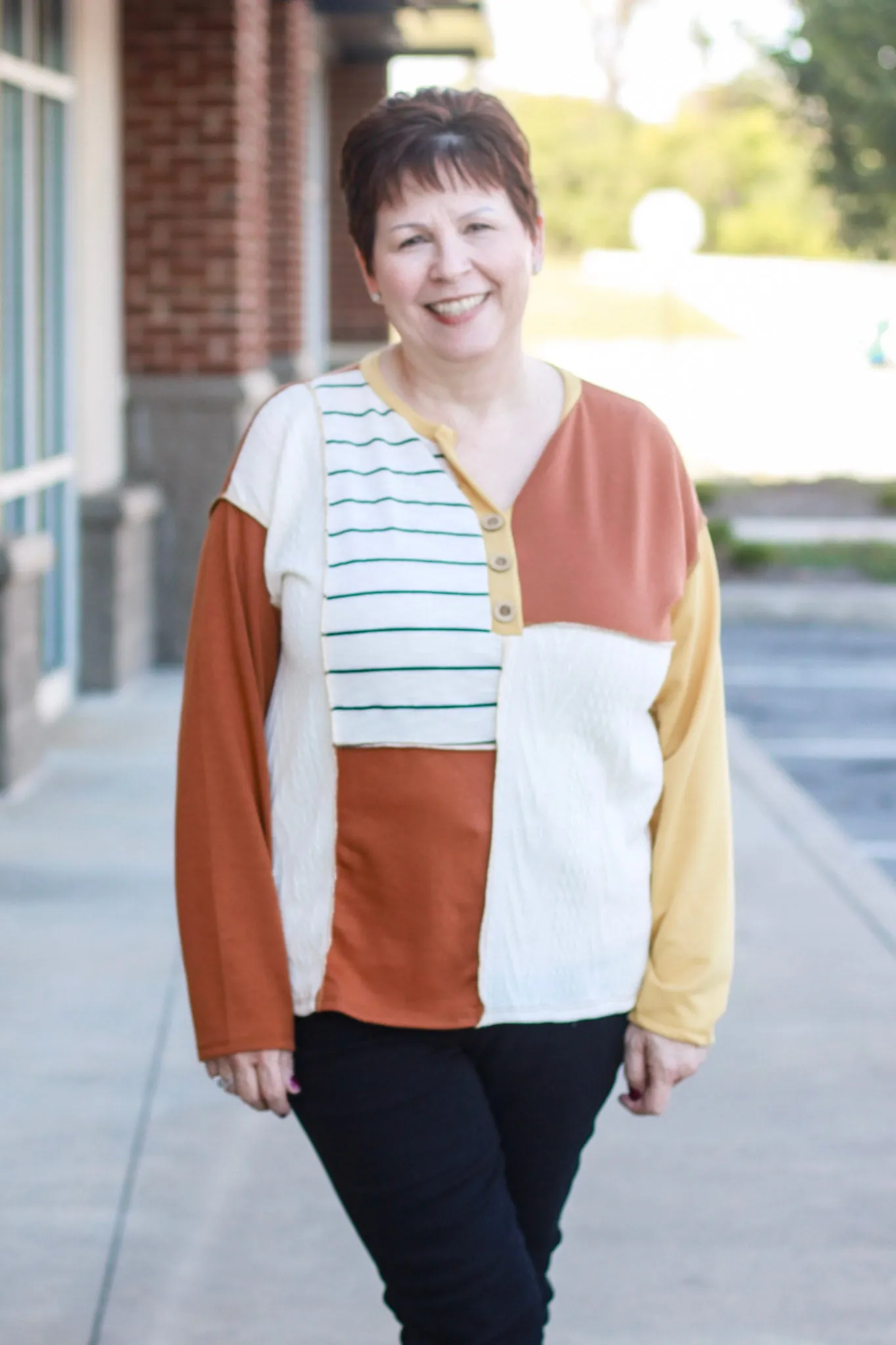 She's Got It All Color Block Top